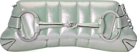 iridescent gucci bag|Gucci Horsebit Chain small shoulder bag in green iridescent .